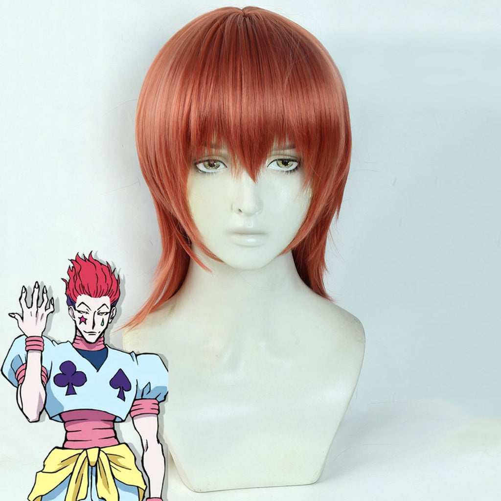 Hunter x Hunter Hisoka Orange Straight Cosplay Wig