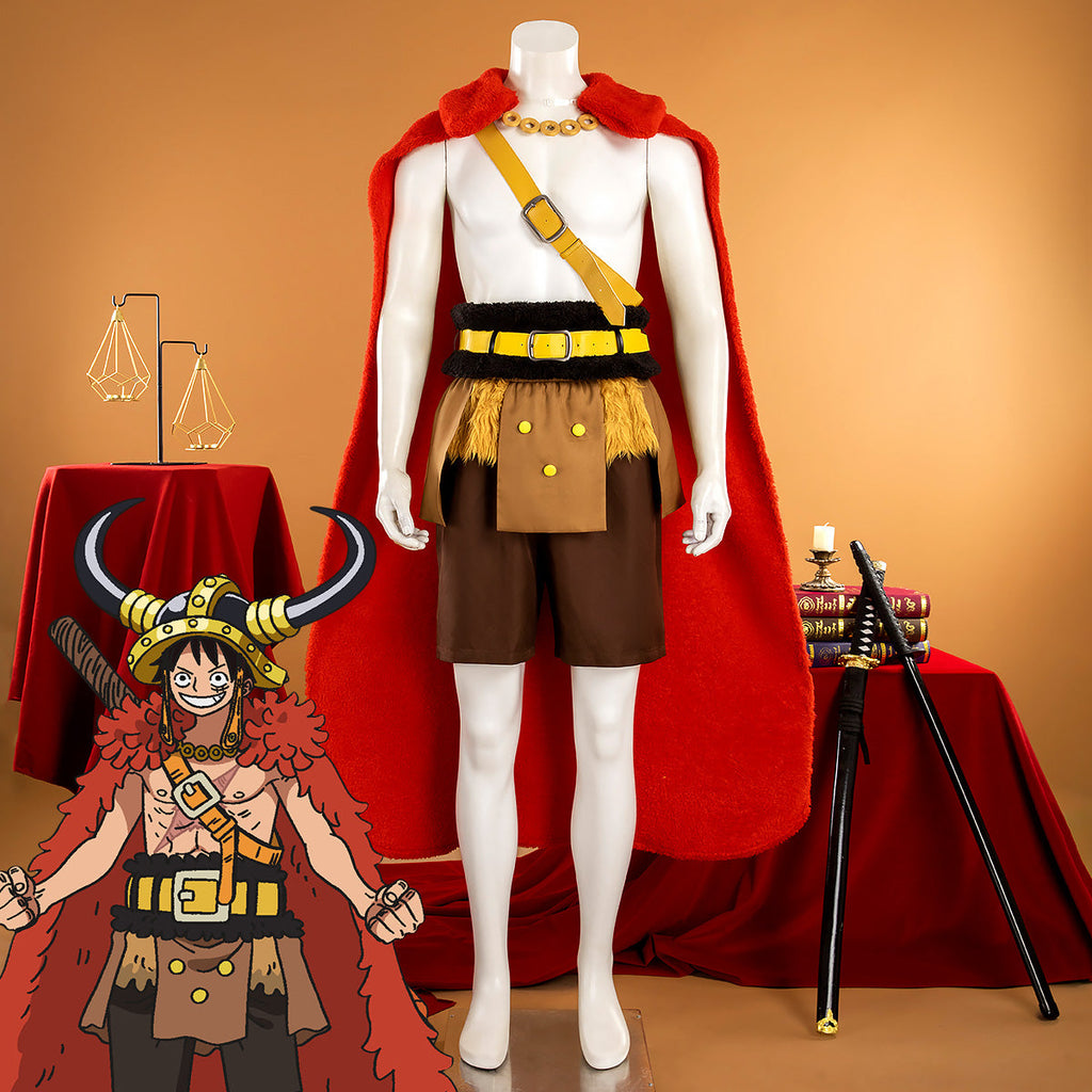 One Piece Monkey D. Luffy Elbaf Cosplay Costume