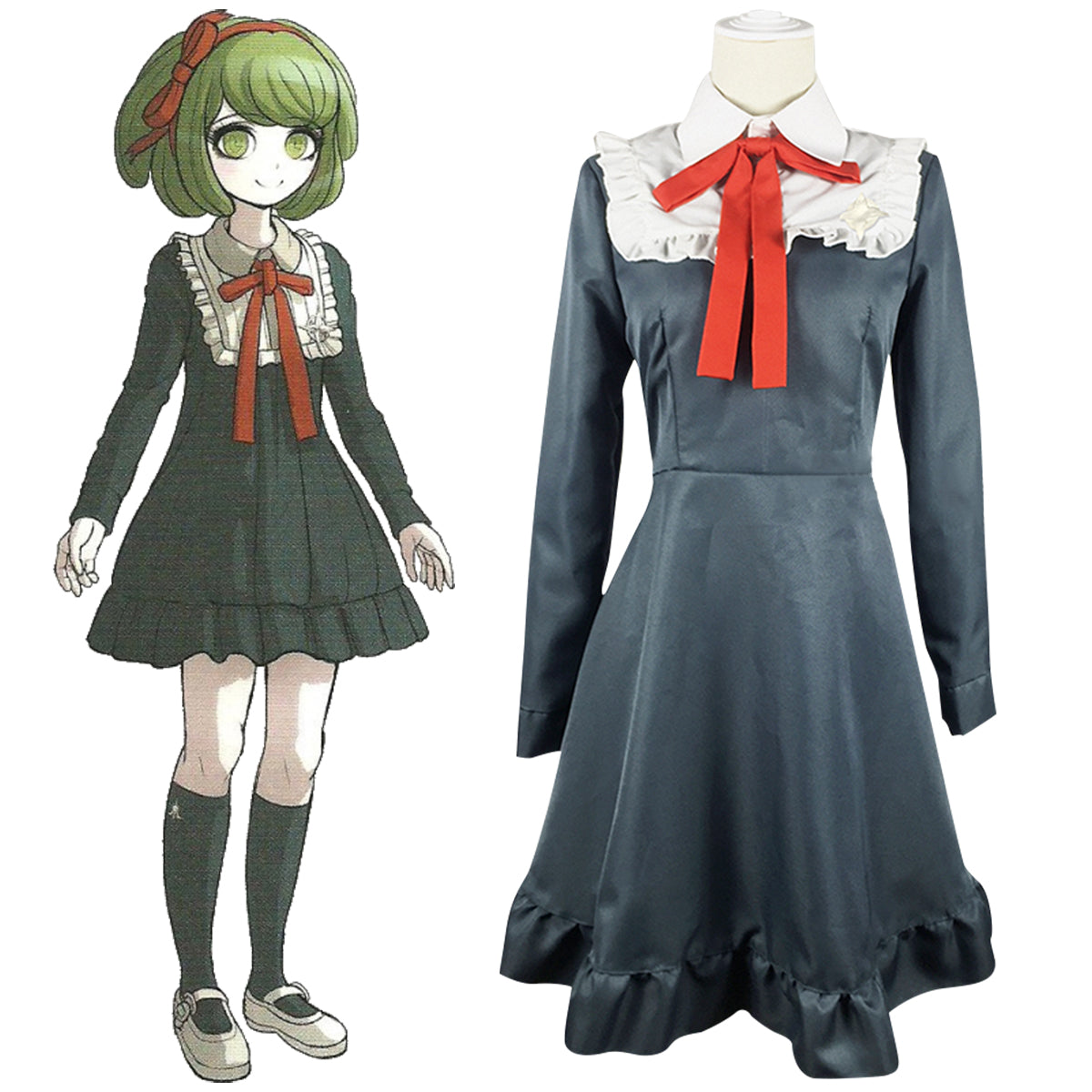 Danganronpa Ultra Despair Girls Monaca Towa Cosplay Costume