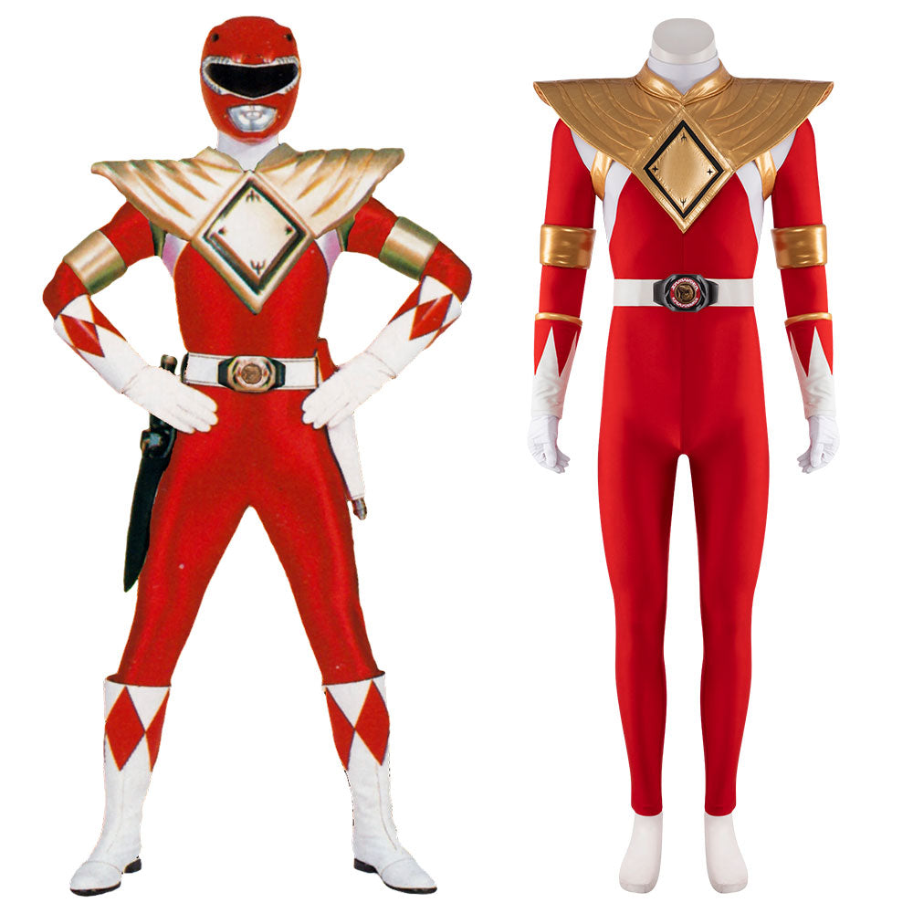 Mighty Morphin Power Rangers Armored Red Ranger Costume