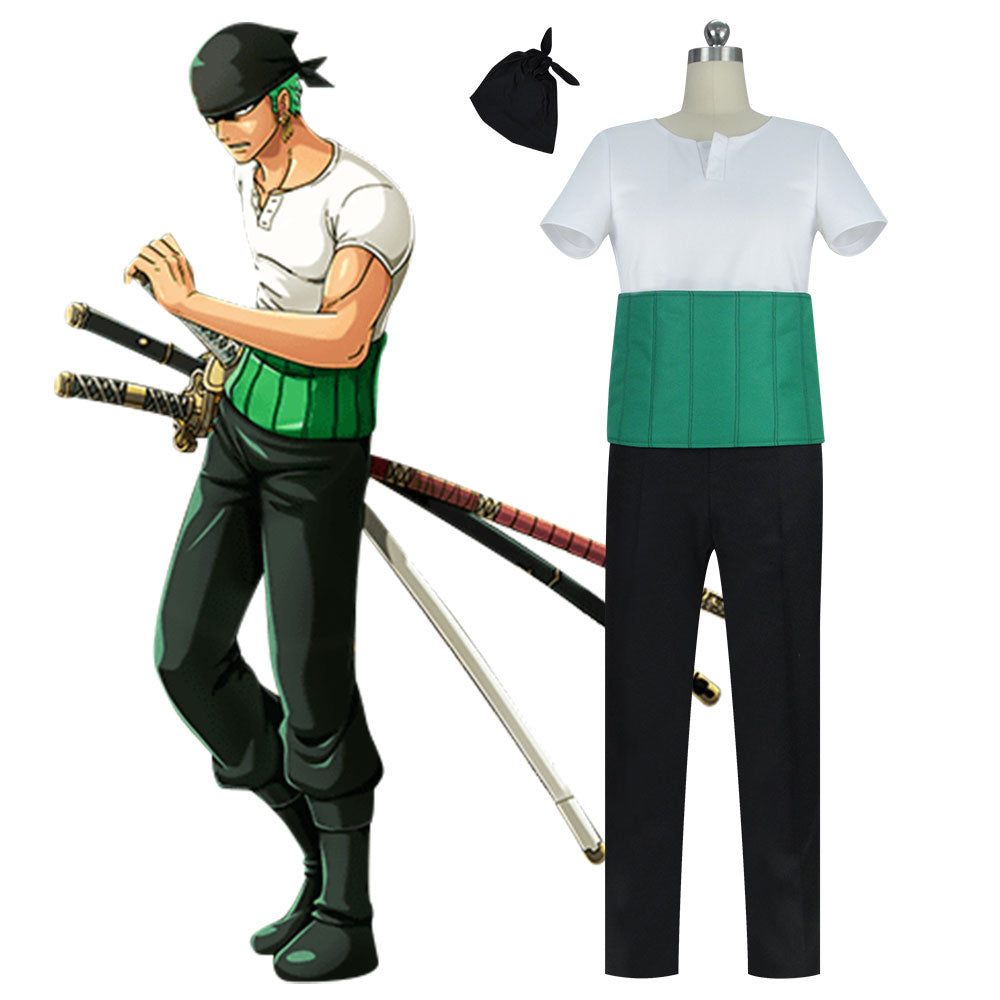 One Piece Roronoa Zoro Cosplay Costume - New Edition