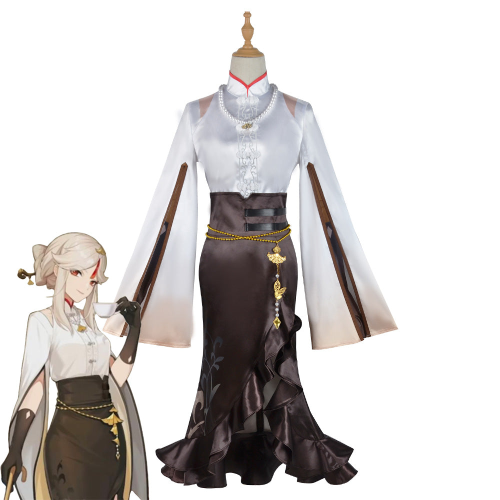 Genshin Impact x Pizza Hut Ningguang Cosplay Costume