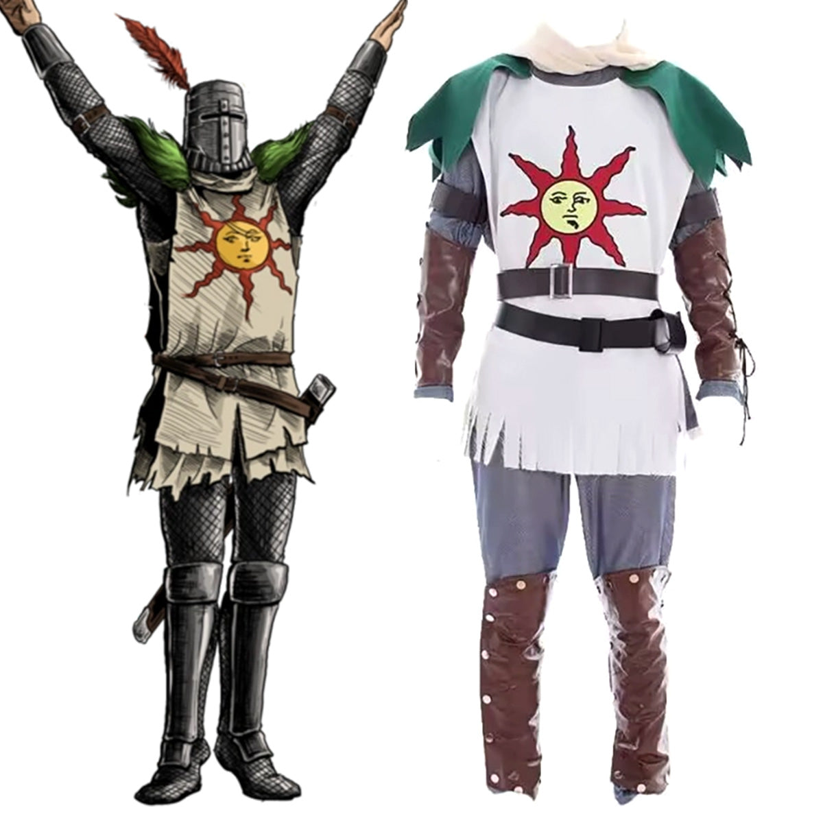 Dark Souls Solaire of Astora Cosplay Costume