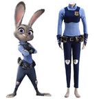 Disney Zootopia Officer Judy Hopps Personify Movie Cosplay Costume - Deluxe Version
