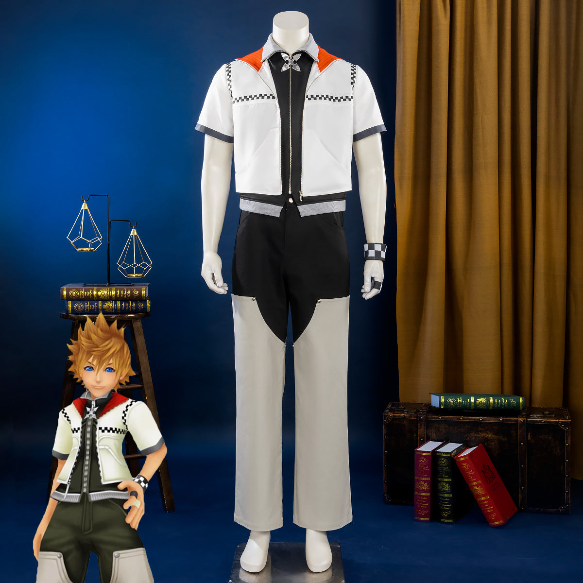 Kingdom Hearts 2 Roxas Cosplay Costume