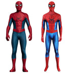 Spider-Man: Brand New Day Peter Parker red and blue cosplay costume shown beside a character reference