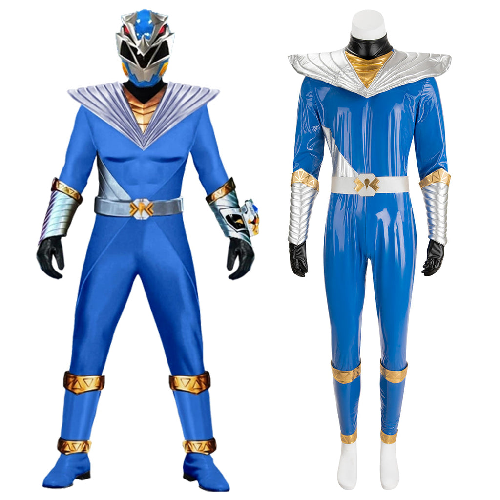 Power Rangers Cosmic Fury Blue Ranger Cosplay Costume