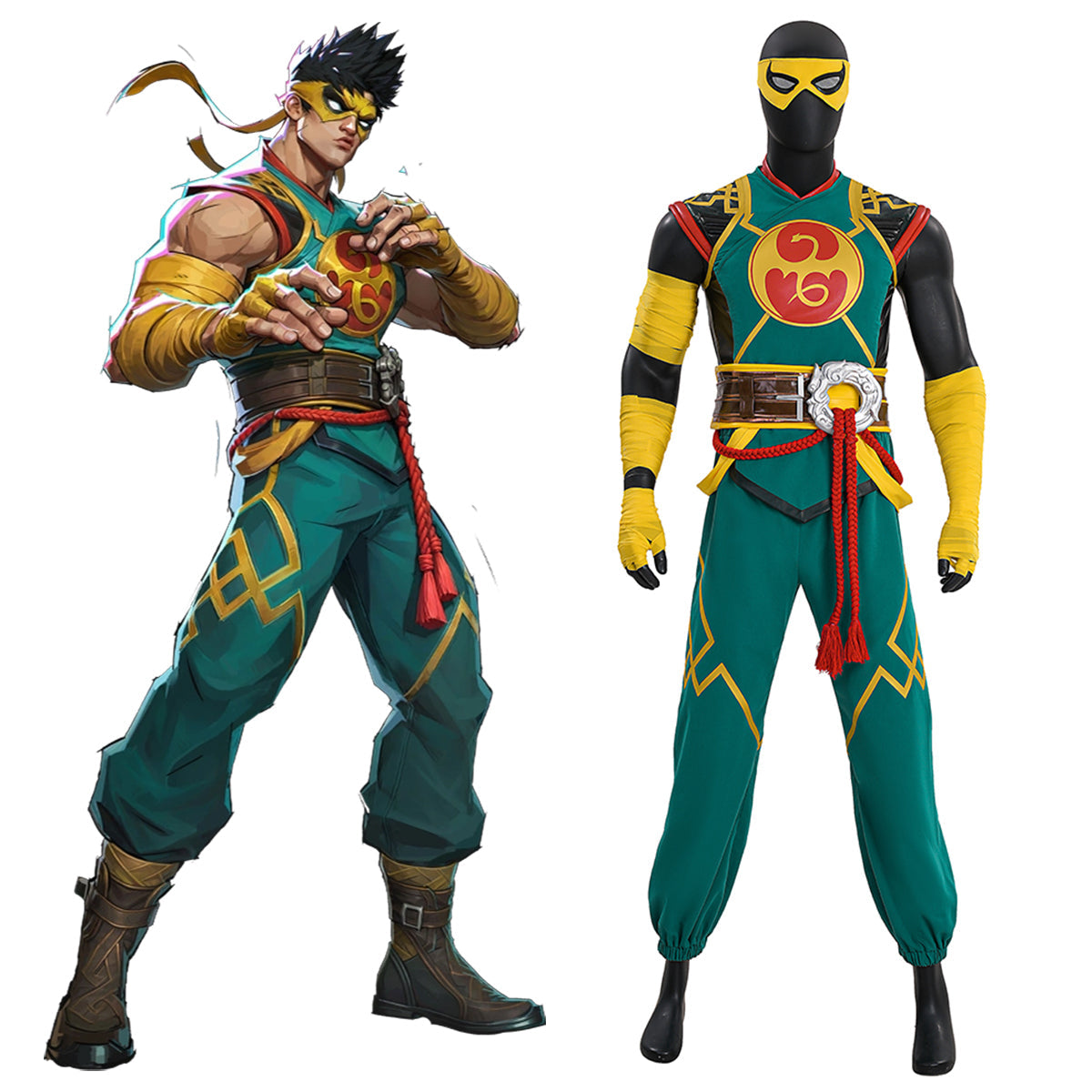 Marvel Rivals Iron Fist Premium Edition Cosplay Costume