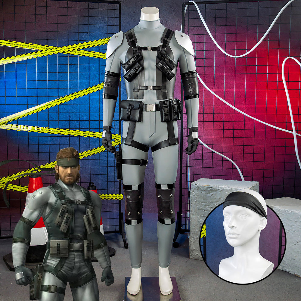 【In Stock】Metal Gear Solid 2 Solid Snake Cosplay Costume