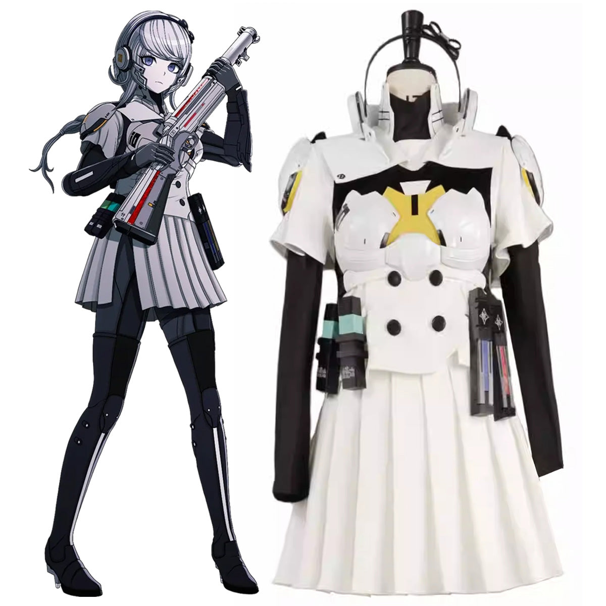 The Hundred Line Nozomi Kirifuji Battle Suit Cosplay Costume