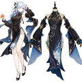 Genshin Impact Frostflower Dew Shenhe Cosplay Costume
