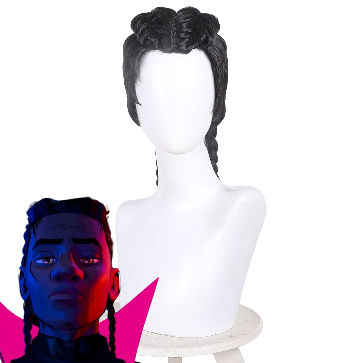 Spider-Man: Across the Spider-Verse Beyond the Spider-Verse Earth-42 Prowler Miles Morales Cosplay Wig