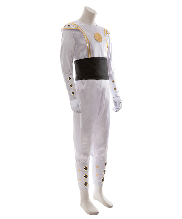 Power Rangers White Ninjetti Ranger White Ninja Ranger Tommy Oliver Cosplay Costume