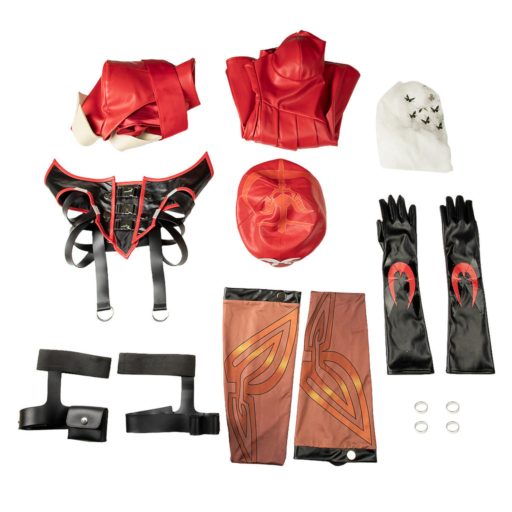 Marvel Rivals Psylocke Blood Kariudo Cosplay Costume