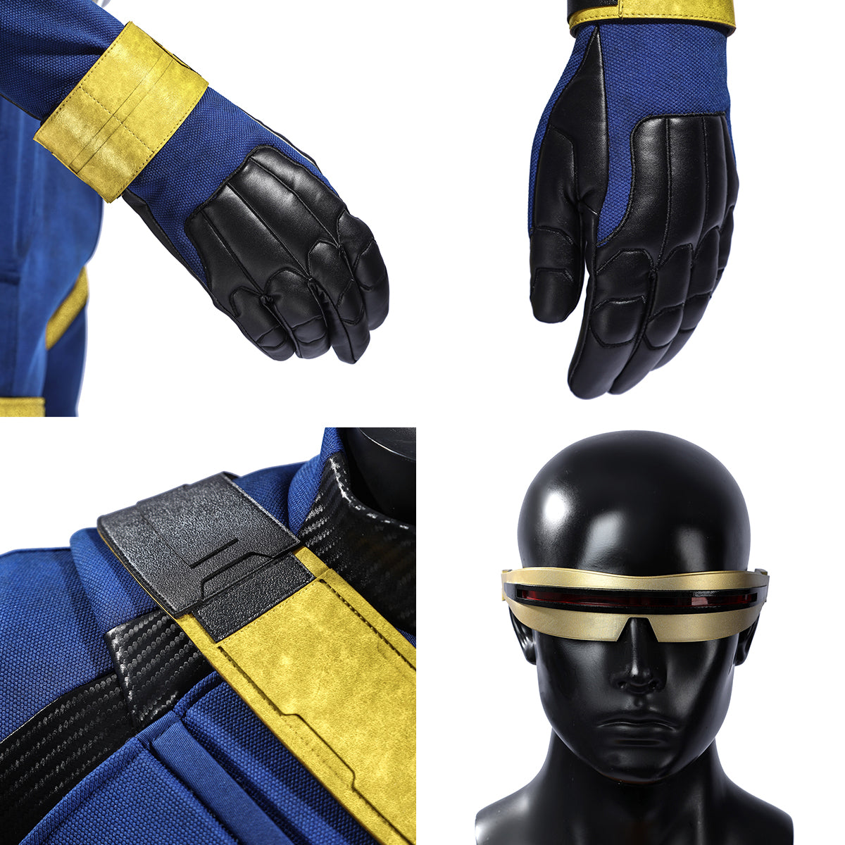 Avengers: Doomsday Cyclops Cosplay Costume - No Boots