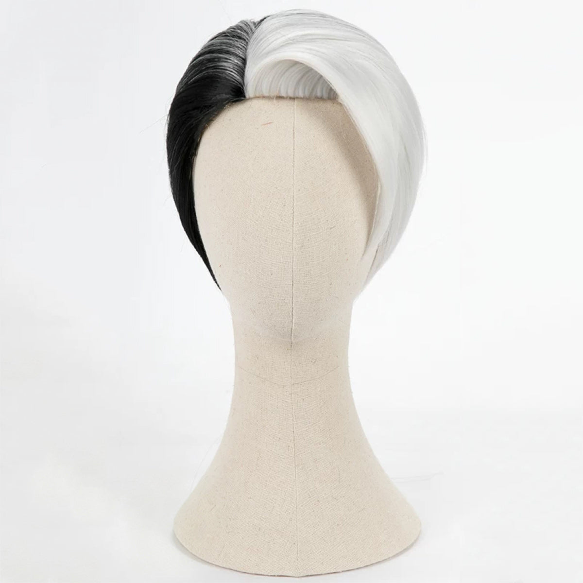 Twisted Wonderland Divus Crewel Black White Cosplay Wig