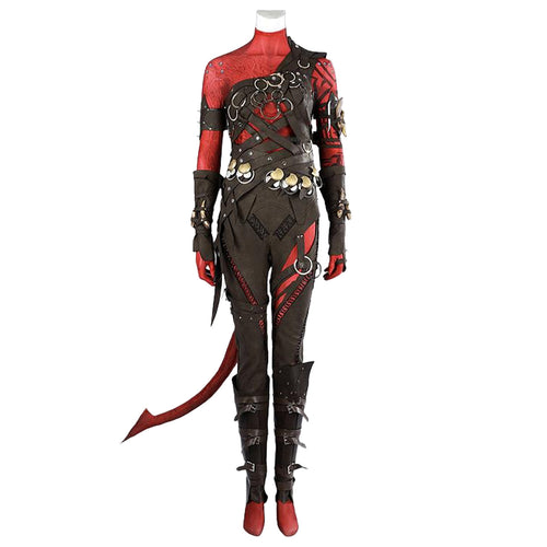 Baldur's Gate 3 Karlach Black Cosplay Costume