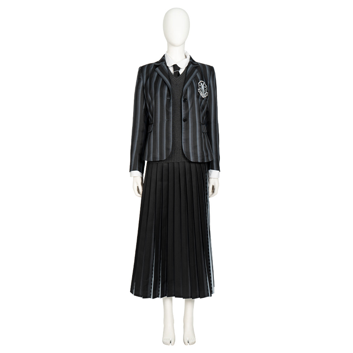 Wednesday Addams School Uniform Cosplay Costume