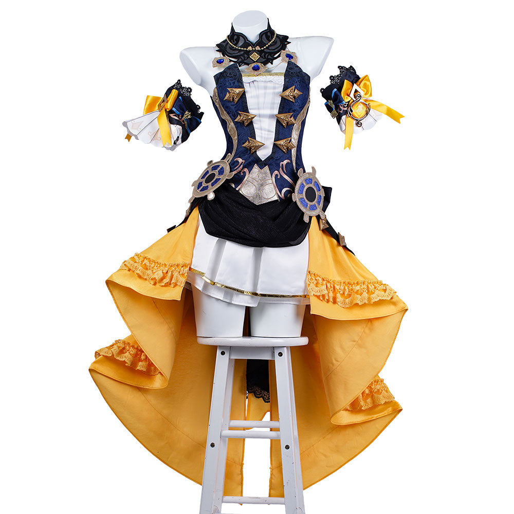 Genshin Impact Navia Premium Edition Cosplay Costume