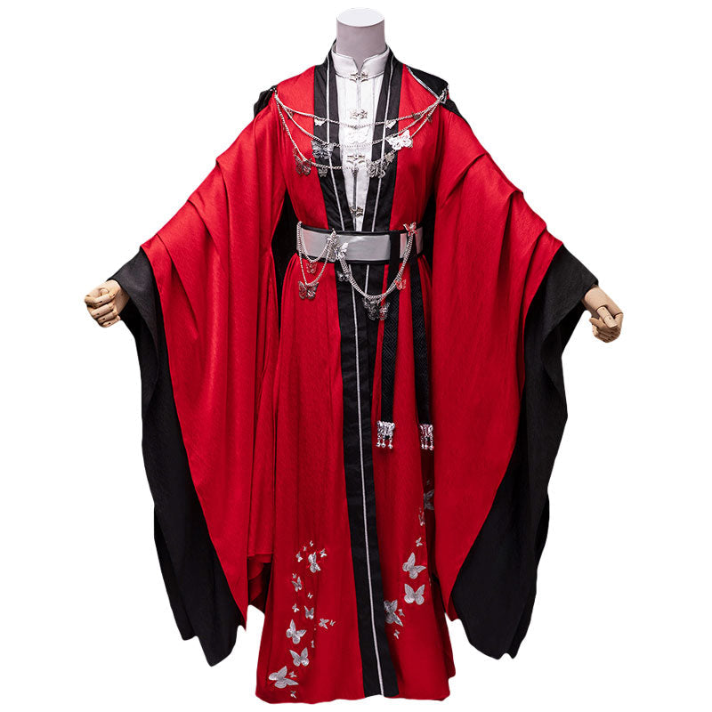 Tian Guan Ci Fu Heaven Official's Blessing Comic Hua Cheng Crimson Rain Sought Flower Cosplay Costume