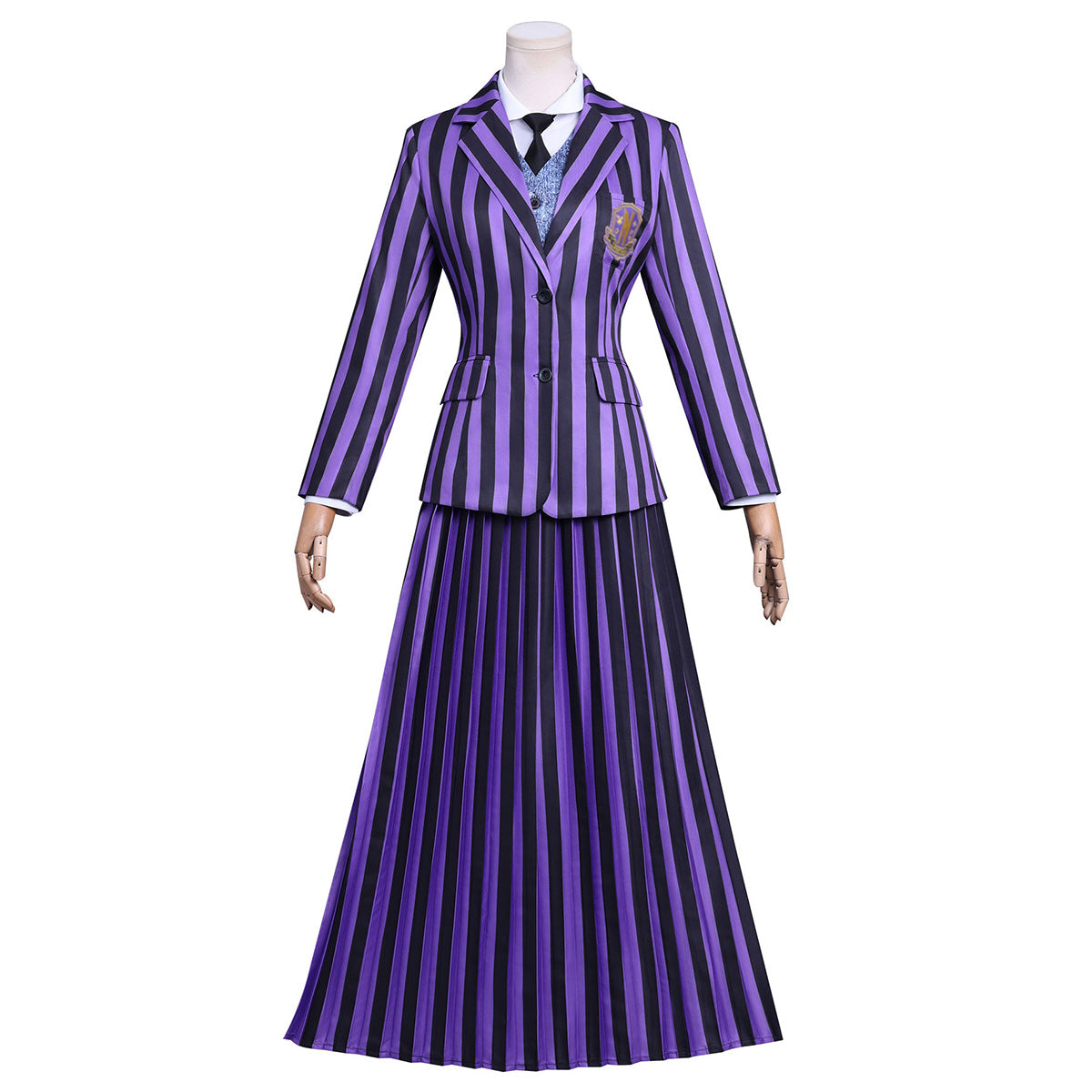 Wednesday Season 2 Agnes DeMille Purple Uniform Costume
