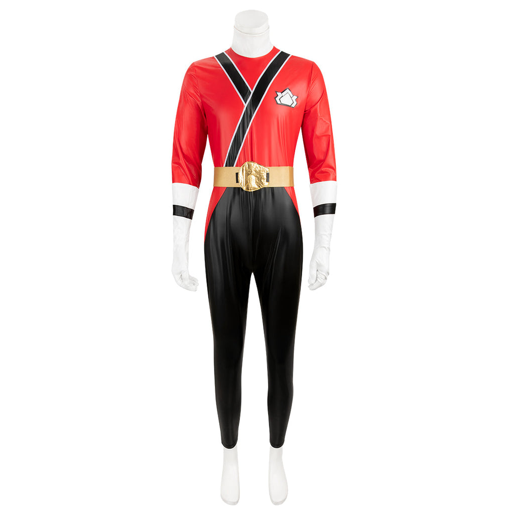 Power Rangers Samurai Red Samurai Ranger Cosplay Costume