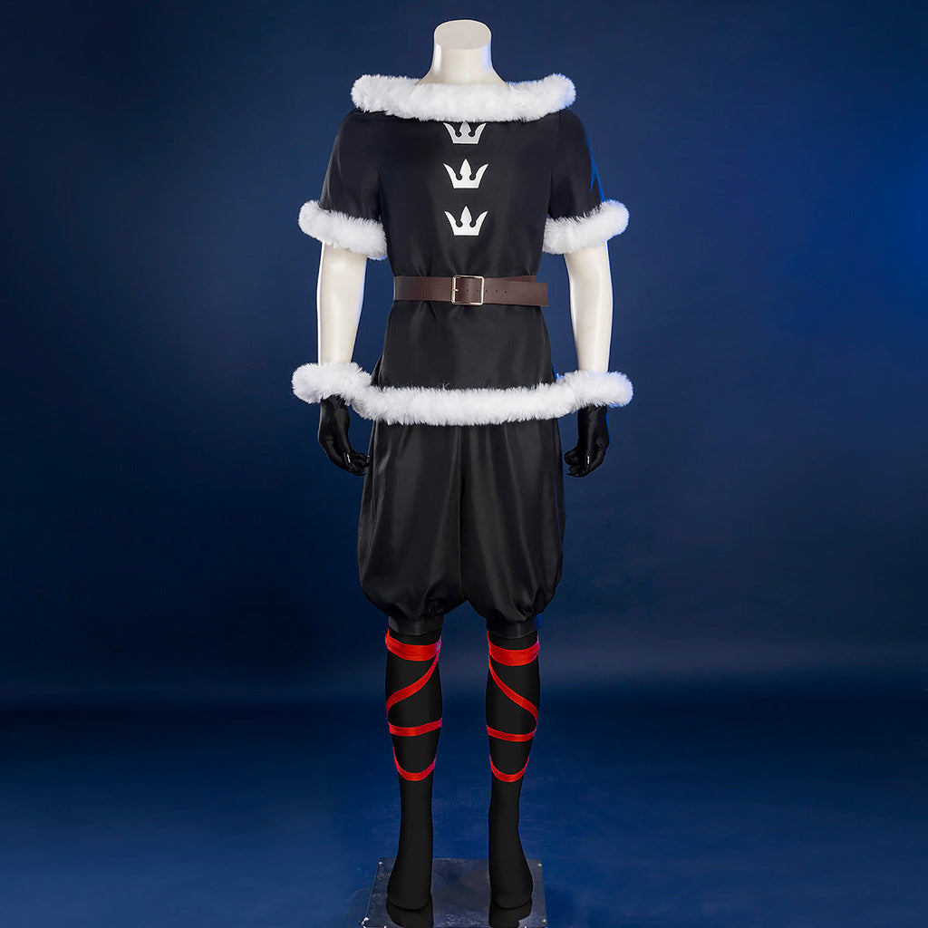 Kingdom Hearts Sora CT Valor Santa Form Cosplay Costume