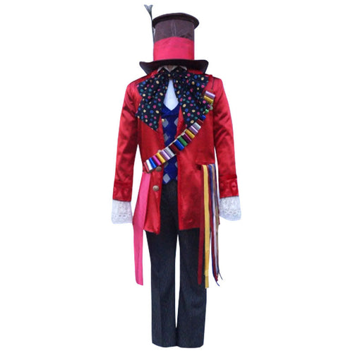 Alice Through the Looking Glass Mad Hatter Cosplay Costume