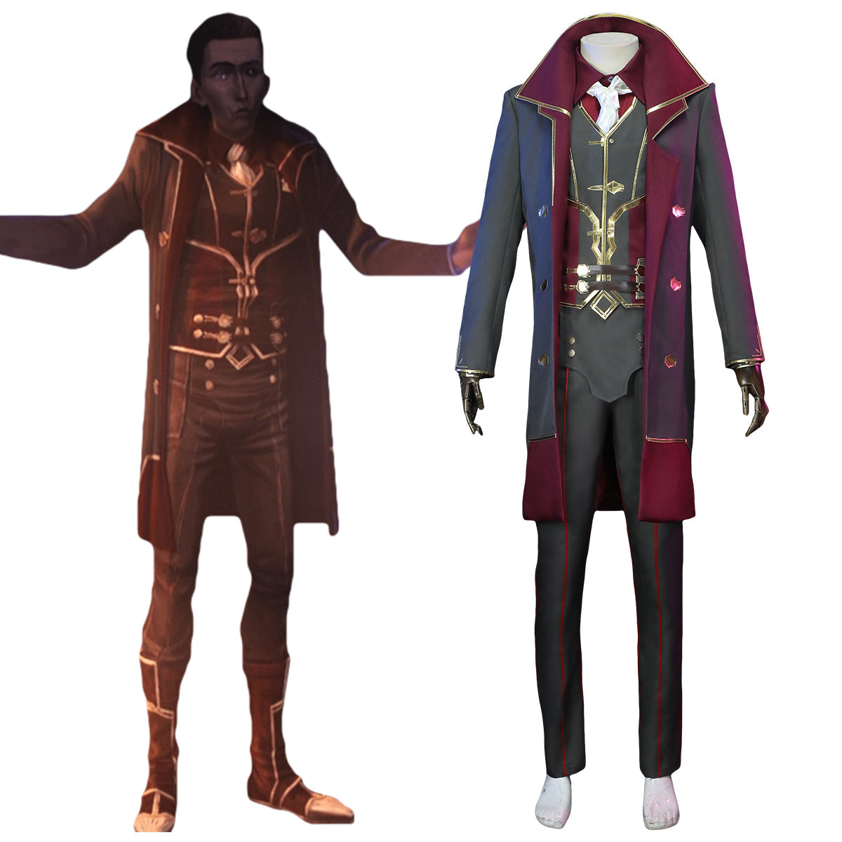 Arcane League of Legends Silco B Version Cosplay Costume