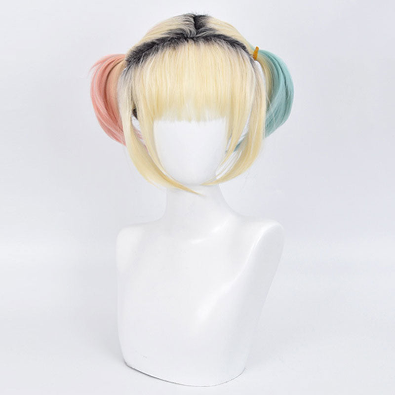 DC Birds of Prey Harley Quinn Golden Cosplay Wig