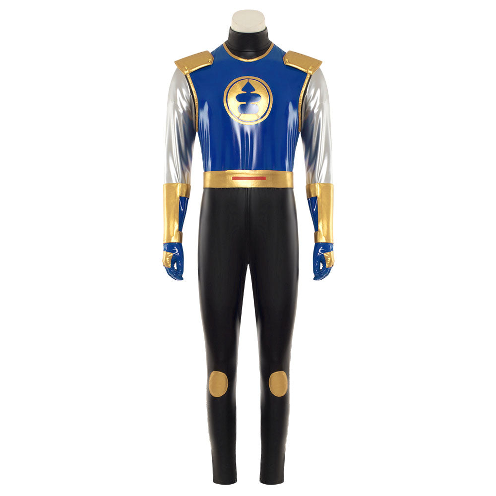 Power Rangers Ninja Storm Navy Thunder Ranger Cosplay Costume