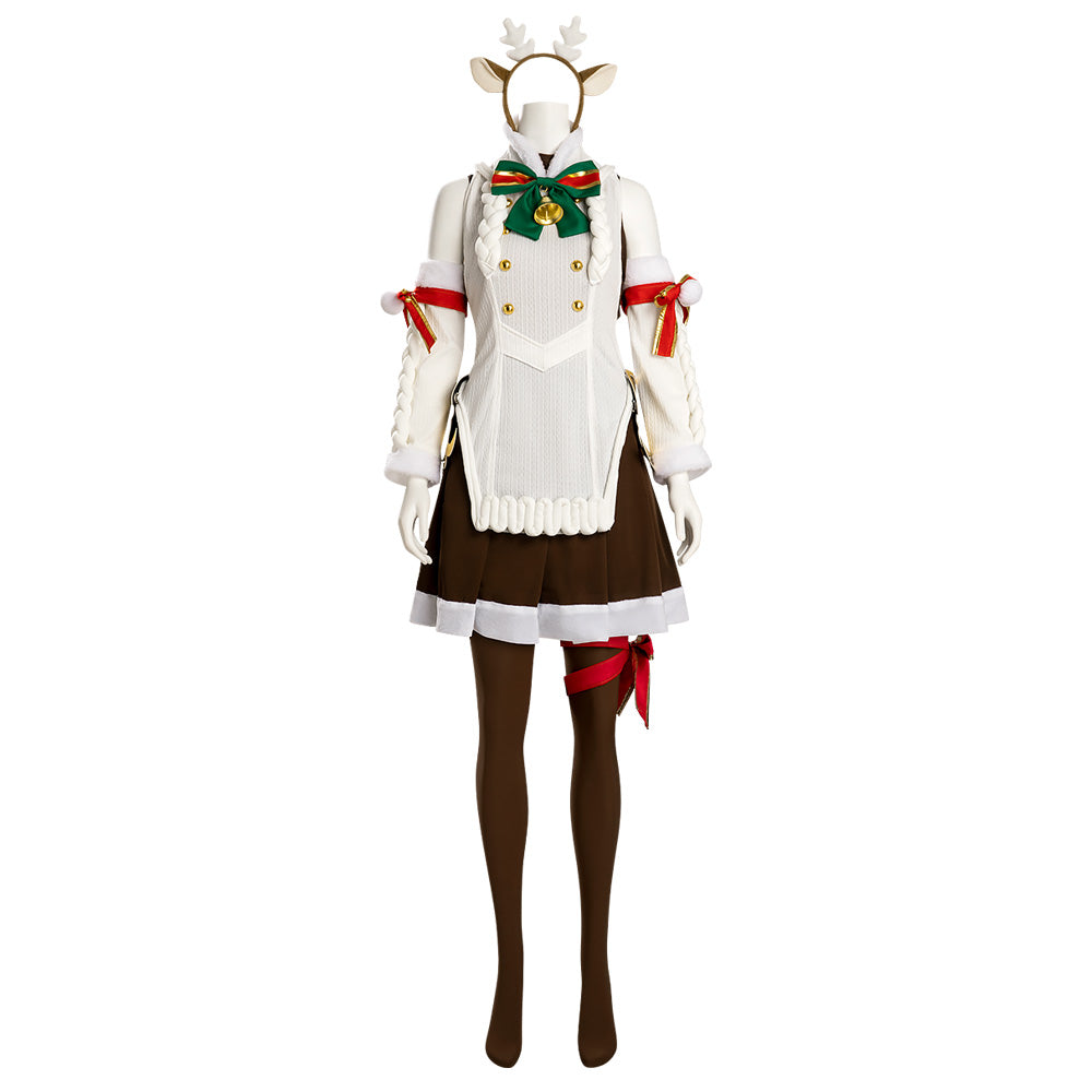 Overwatch 2 Mercy Winter Cosplay Costume