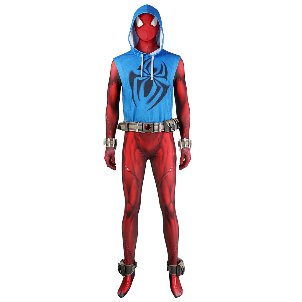 Marvel's Spider-Man 2 Scarlet Spider Cosplay Costume