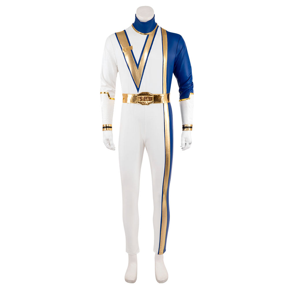 Power Rangers S.P.D. SPD Omega Ranger Cosplay Costume