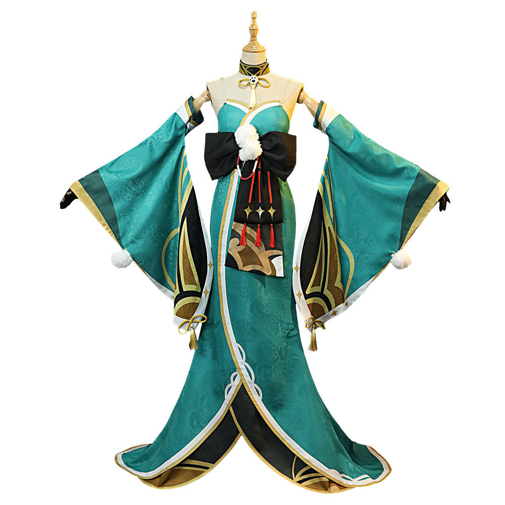 Genshin Impact Miss Hina Cosplay Costume