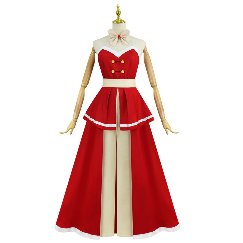 Hazbin Hotel Season 2 Charlie Party Dress Red Dress Cosplay Costume