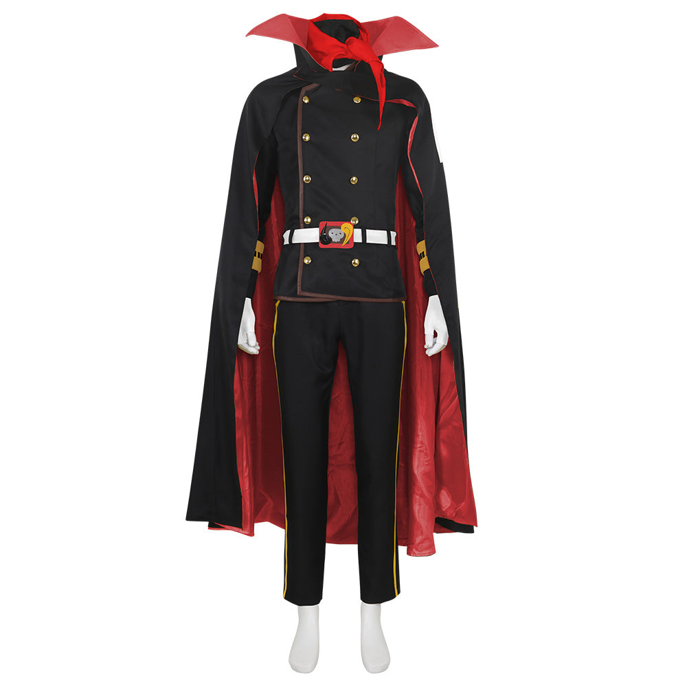One Piece Germa 66 Sanji Vinsmoke Red Cosplay Costume