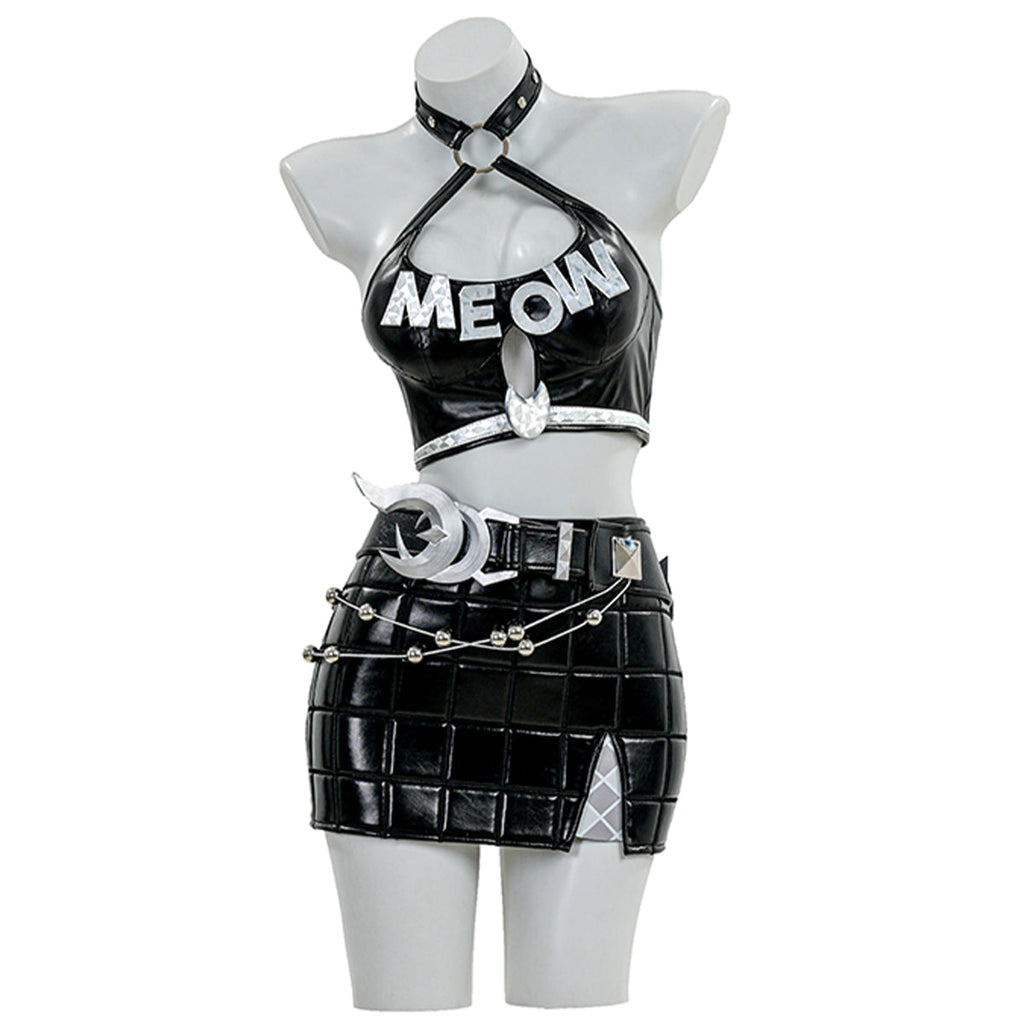 Marvel Rivals Black Cat Urban Predator Cosplay Costume