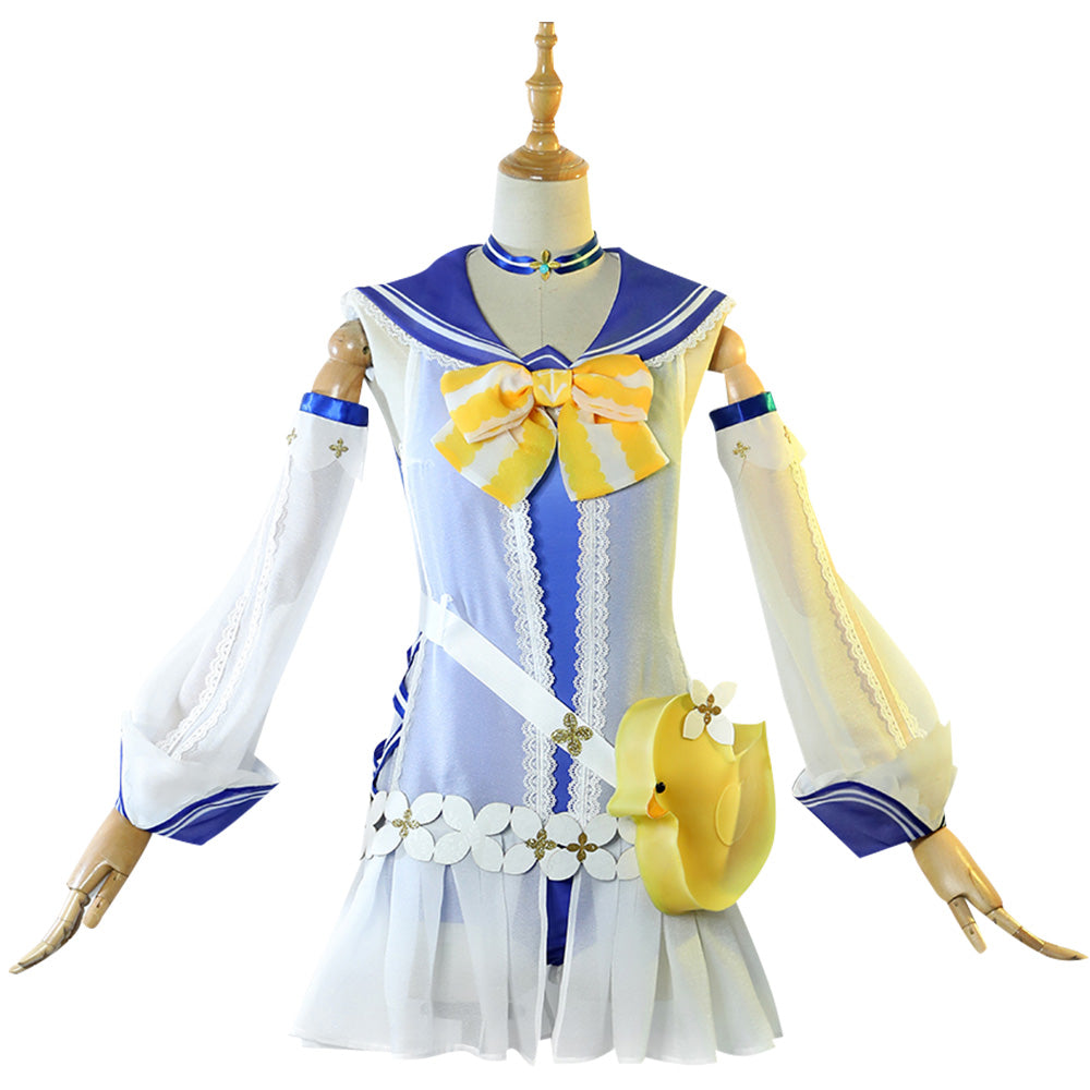 Genshin Impact Barbara Summertime Sparkle Cosplay Costume