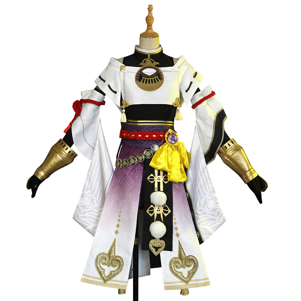 Genshin Impact Kujou Sara Cosplay Costume