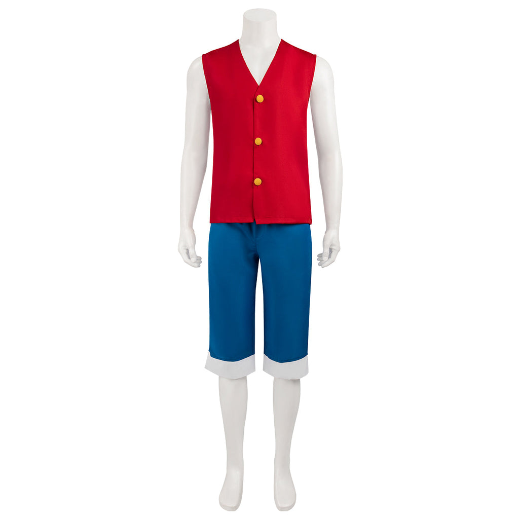 One Piece Luffy 1st Cosplay Costume
