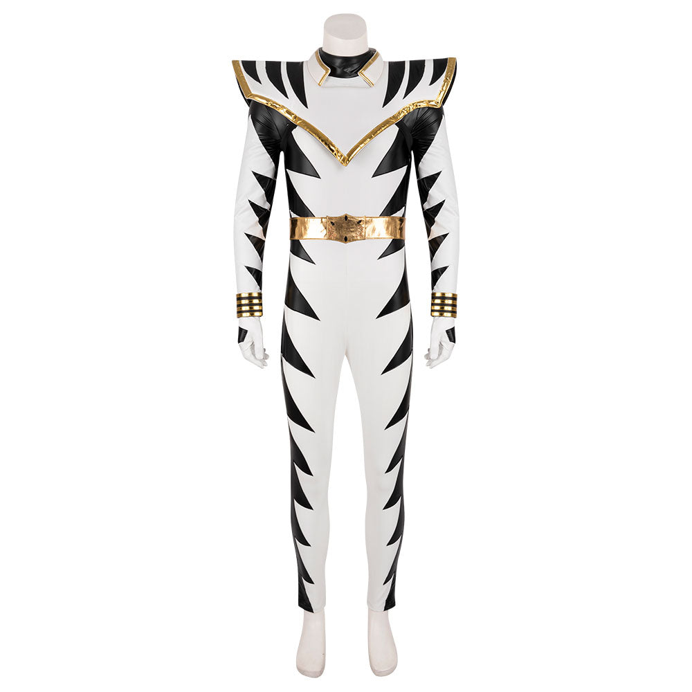 Power Rangers Dino Thunder White Dino Ranger Cosplay Costume