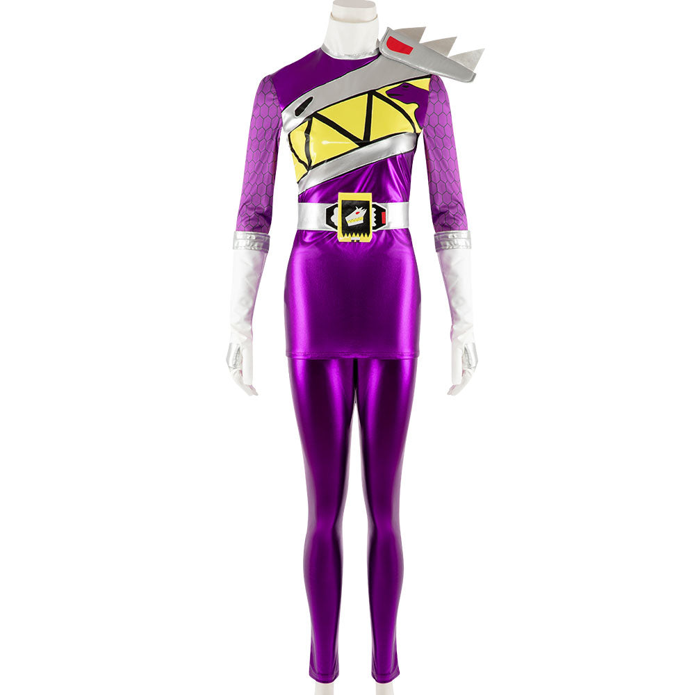 Power Rangers Dino Charge Dino Charge Purple Ranger Cosplay Costume