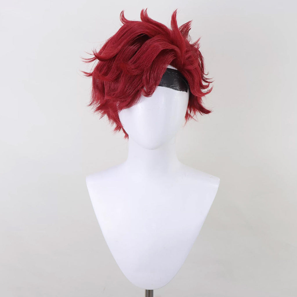 Marvel Rivals Gambit Red Cosplay Wig-No Headband