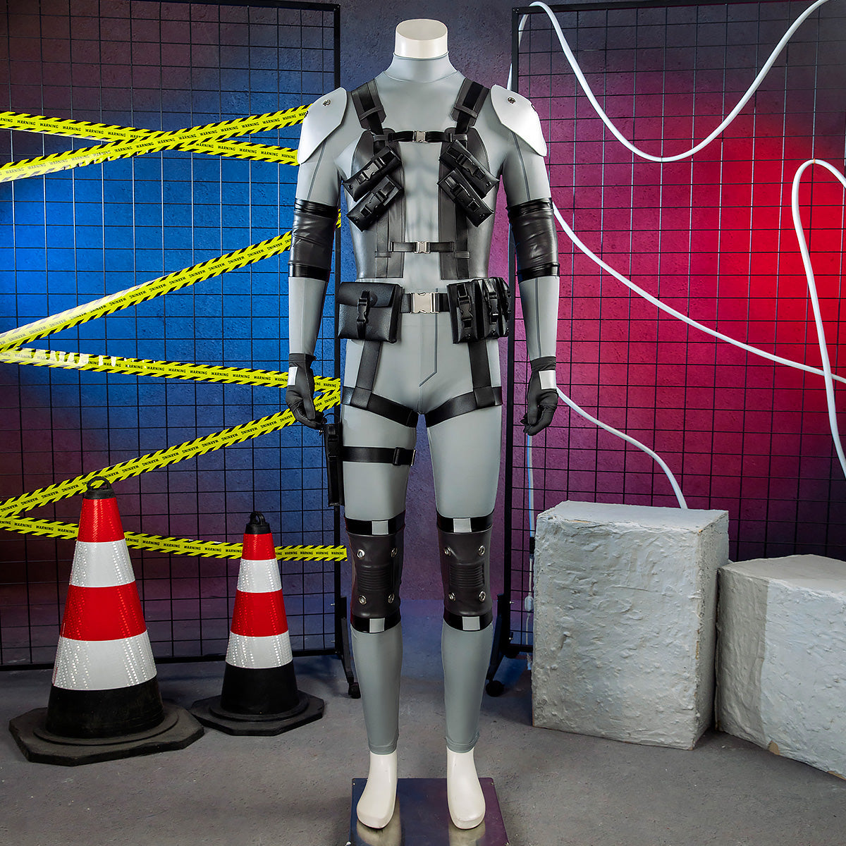 【In Stock】Metal Gear Solid 2 Solid Snake Cosplay Costume