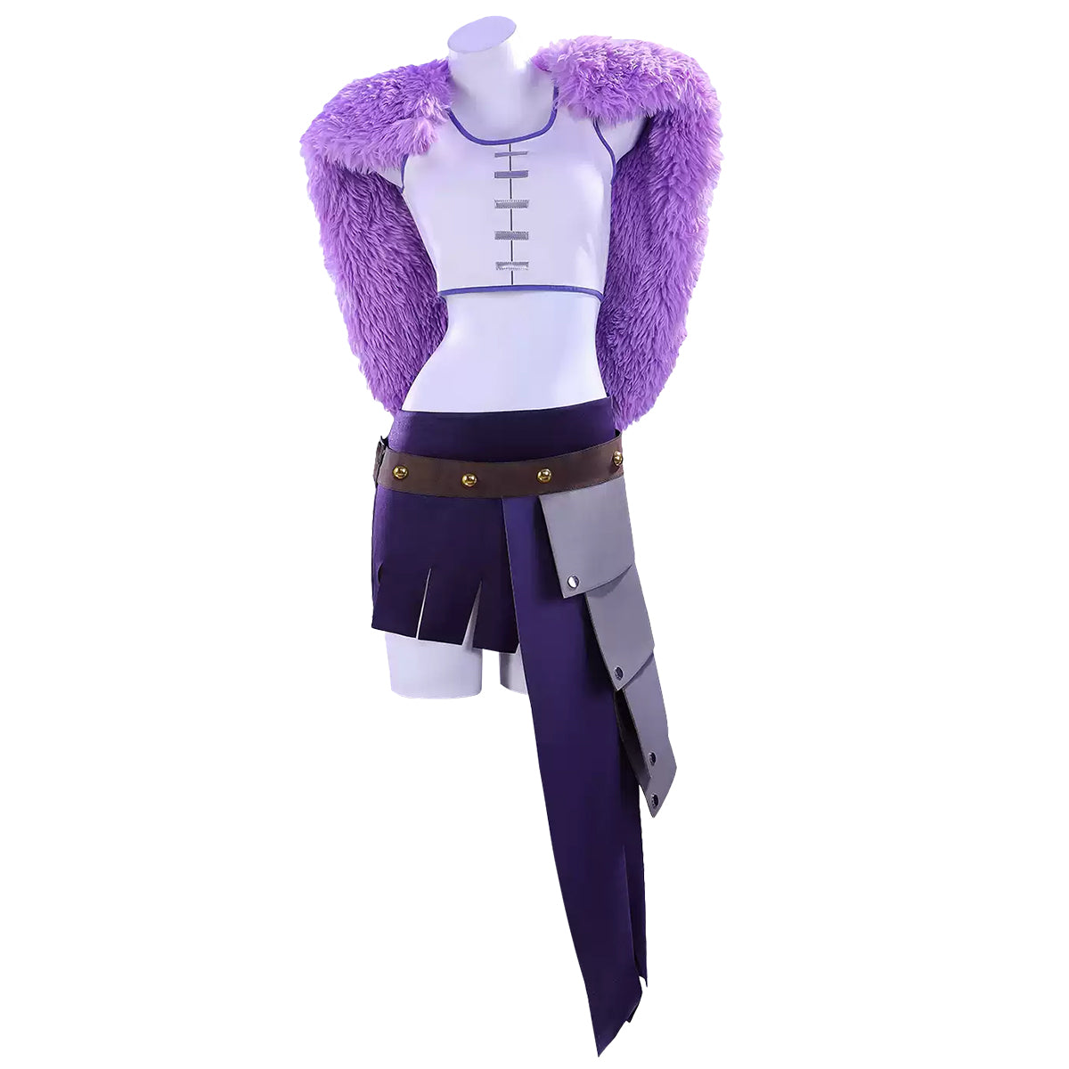 One Piece Nico Robin Elbaph Purple Cosplay Costume