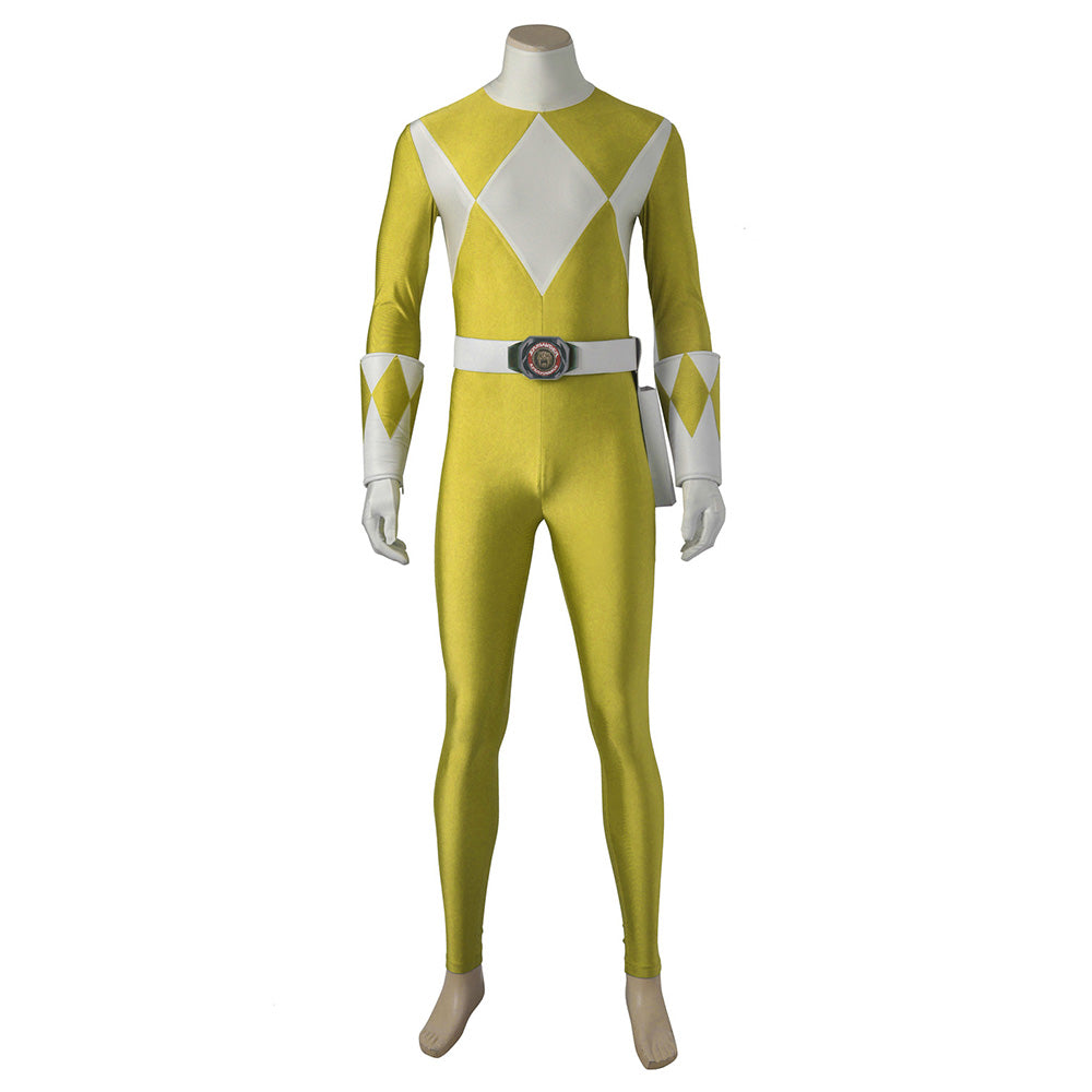 Mighty Morphin Power Rangers Yellow Ranger Cosplay Costume