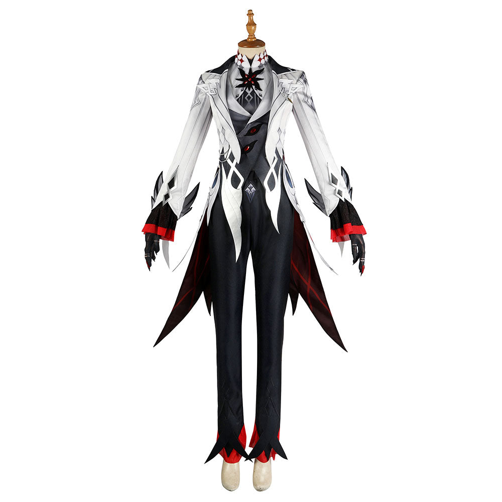 Genshin Impact Fatui Arlecchino Servant New Cosplay Costume