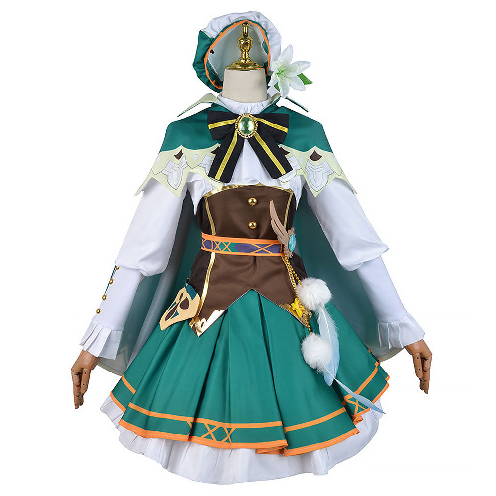 Genshin Impact Venti Female Premium Edition Cosplay Costume