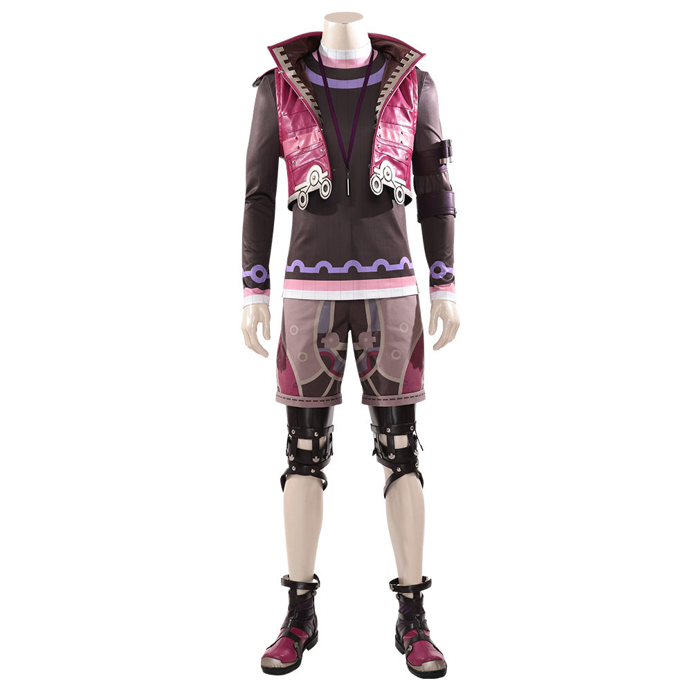 Xenoblade Chronicles: Definitive Edition Shulk Purple Cosplay Costume